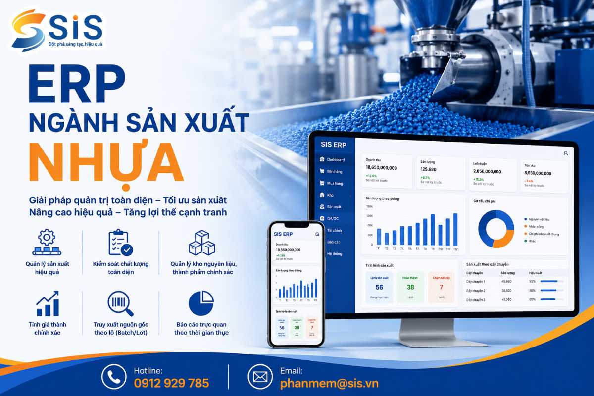 Nhựa Mega: giải quyết bài toán quản trị đặc thù cùng SIS ERP SME